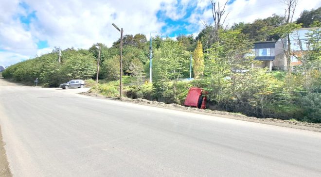 Despiste de auto con un bebé a bordo pudo ser una tragedia