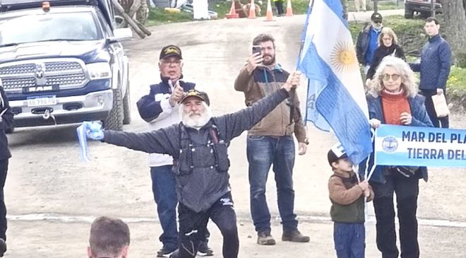 Cómo fue el homenaje a los submarinistas del ARA San Juan en Puerto Almanza