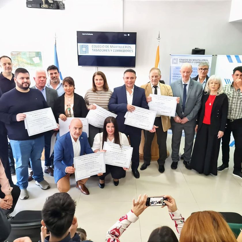 El Colegio de Martilleros de Tierra del Fuego incorporó a nuevos profesionales