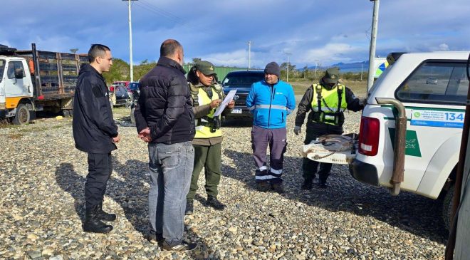 Personal de Gendarmería Nacional secuestró truchas y equipos de pesca