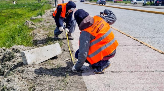 Tras ser repavimentada, la calle Constitución Fueguina quedó habilitada al tránsito