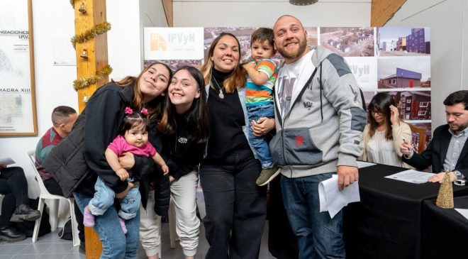 El IPVyH sorteó los primeros 25 lotes en Ushuaia para docentes, policías y personal de salud