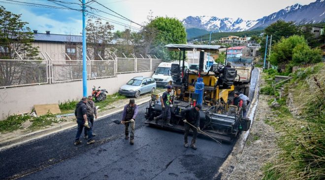 Finalizaron los trabajos de pavimentación en la calle Solís