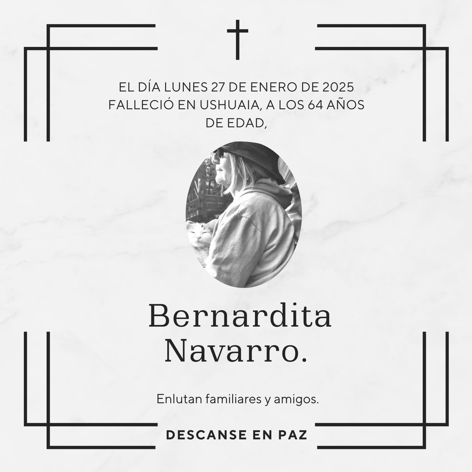 Fallecimiento | Bernardita Navarro