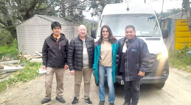 Comenzó el servicio de transporte público de pasajeros en el barrio Dos Banderas