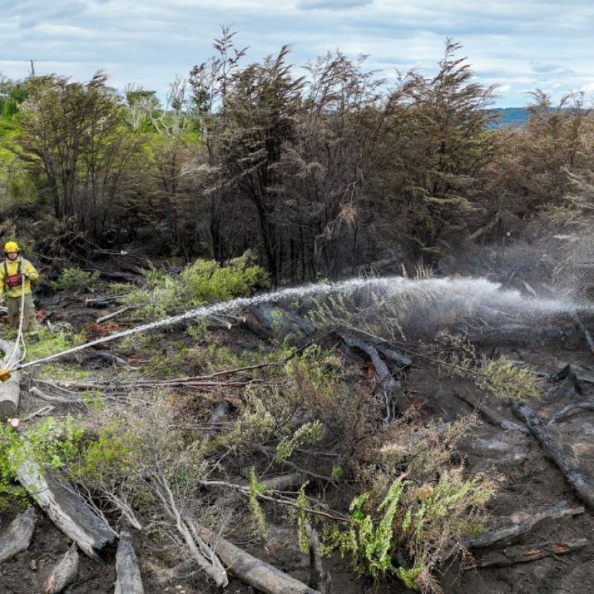 Se encuentra controlado el incendio forestal declarado en Estancia San Justo