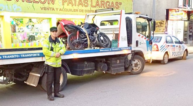 La Policía detectó dos motos en situación irregular