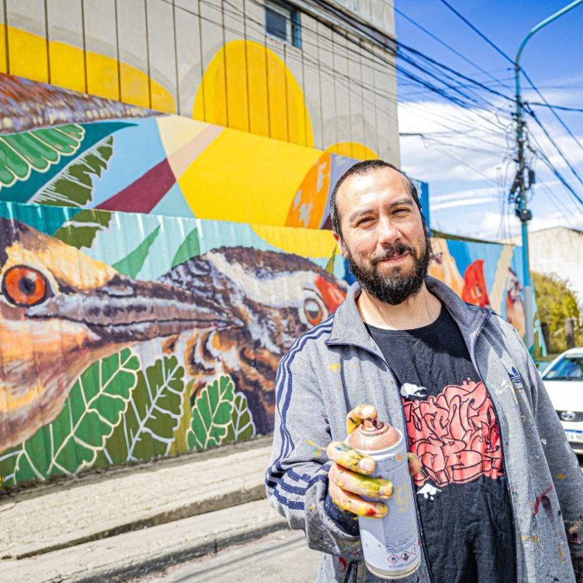 Un nuevo mural se luce en la zona céntrica de la ciudad