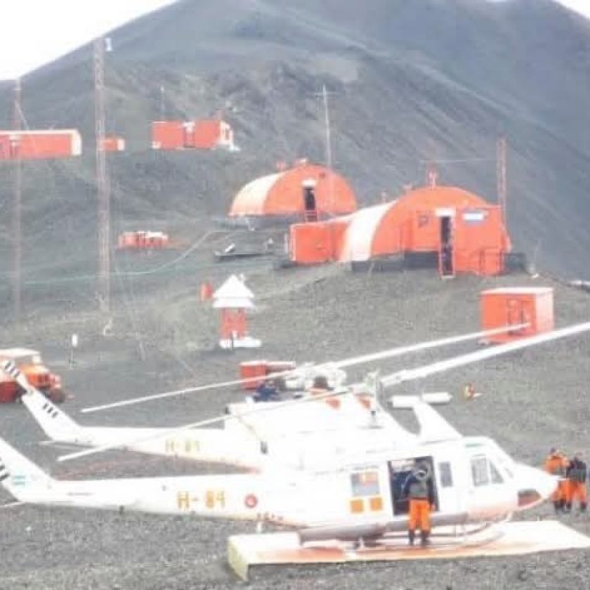 Primera dotación de mujeres en la Base Matienzo