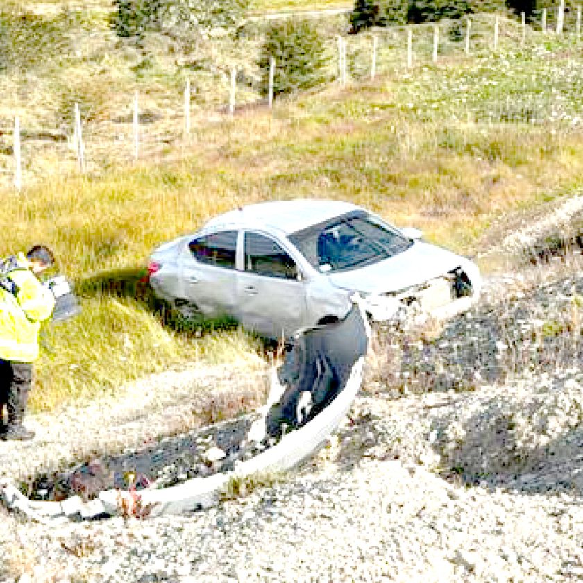 Despiste y vuelco cerca de Tolhuin arroja dos lesionados