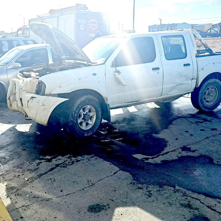 Chocó contra una vidriera por un supuesta falla en los frenos